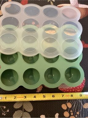Silicone Baby Food Freezer Tray 12-Cavity Round Mold